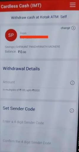 Kotak Bank Cardless Cash Withdrawal Kaise Kare